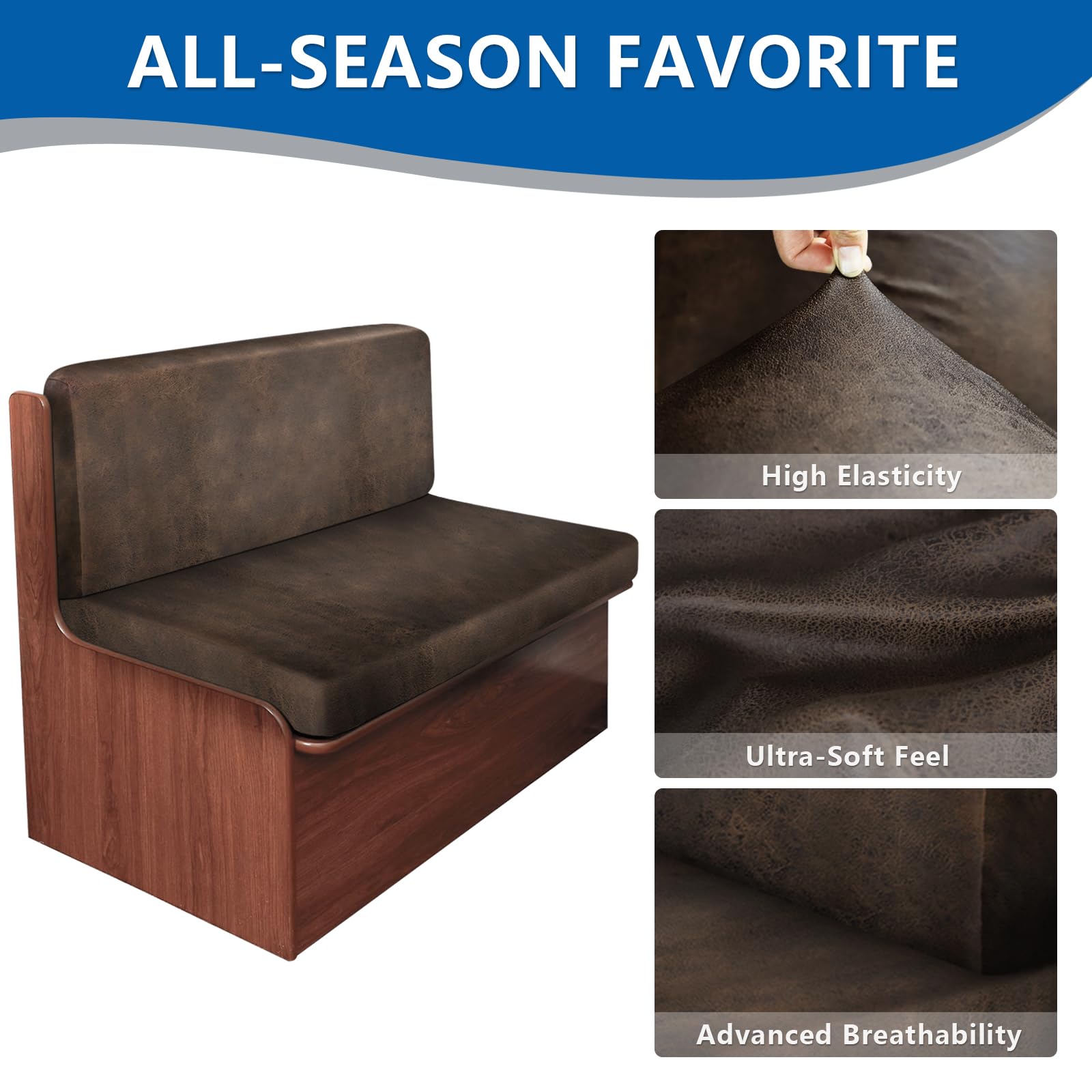 ANARACHON non-slip elastic edge detail keeps covers secure during travel