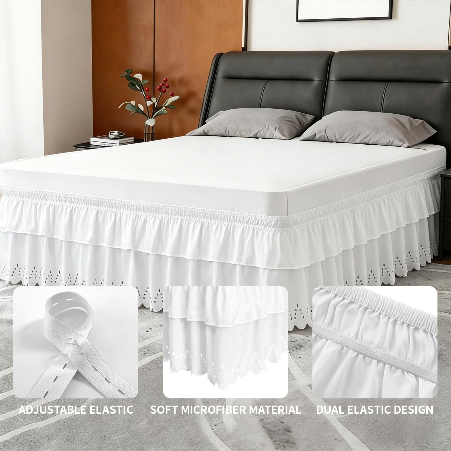 ANARACHON microfiber polyester fabric is machine washable for easy care