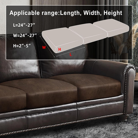 ANARACHON protective cushion covers on sofa guard against spills and tears.