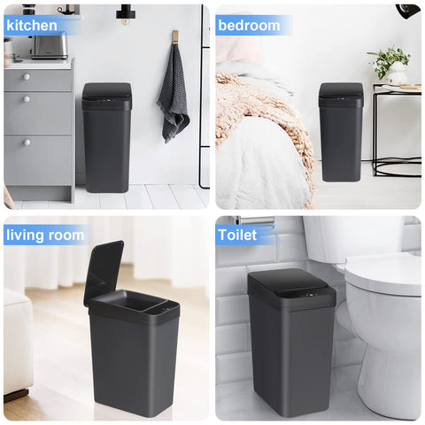 Anborry trash can ideal for bedroom or office waste management.