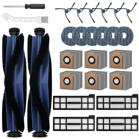 Ancolin Eufy X10 Pro Omni main roller brush improves carpet and floor cleaning