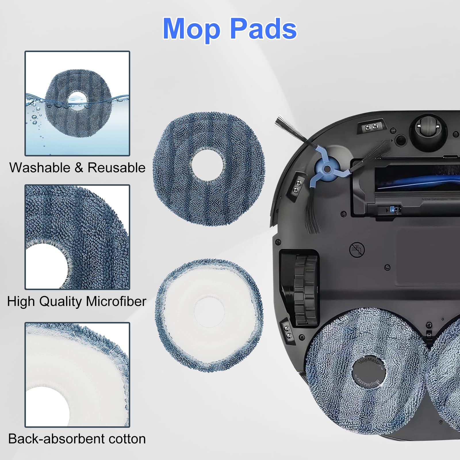 Ancolin Eufy X10 Pro Omni side brush cleans into corners