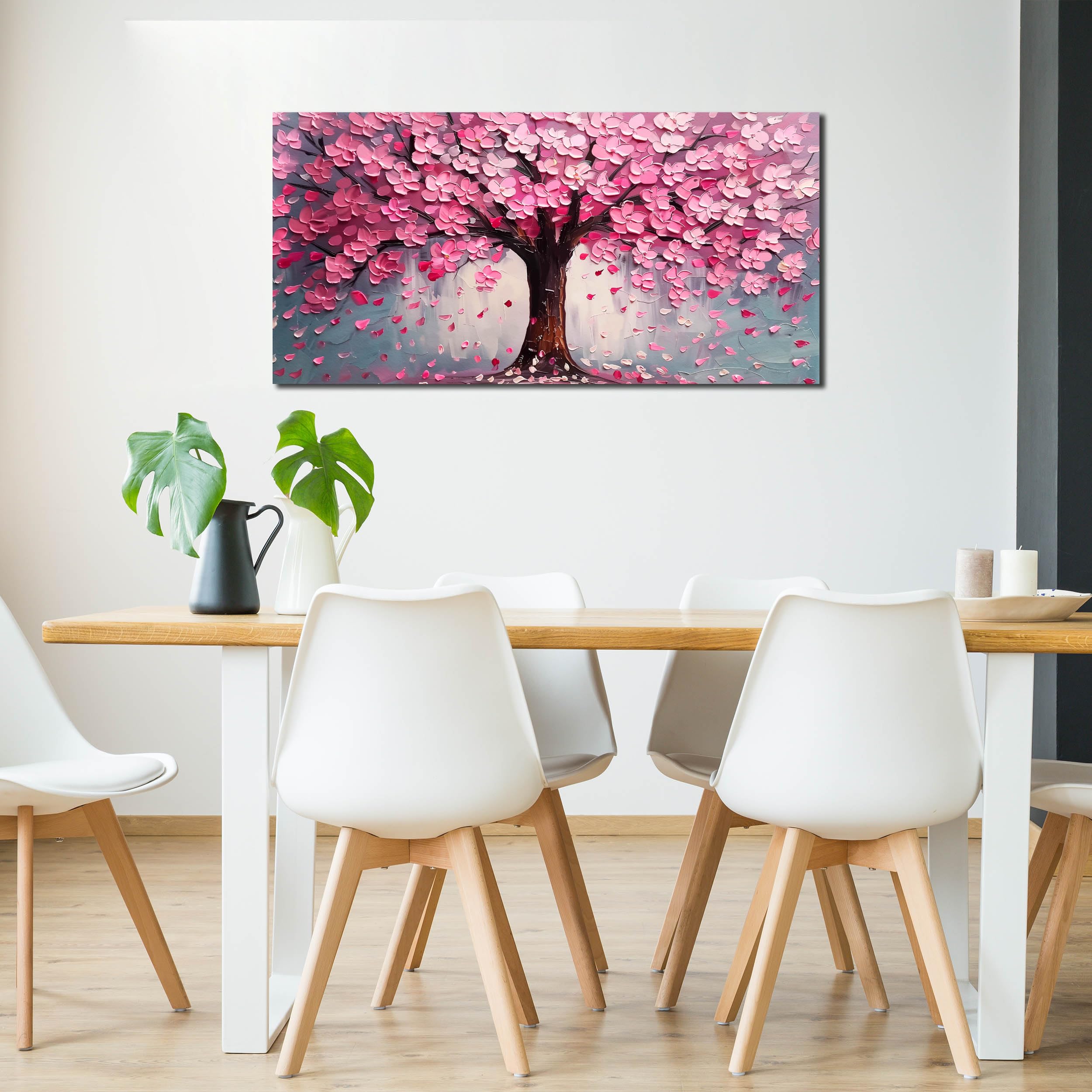 ANCXWOTER Waterproof canvas print preserves color in bathrooms and kitchens.