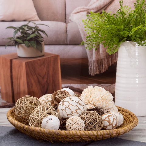 ANDALUCA bowl filler creates instant table decor for events and everyday spaces.