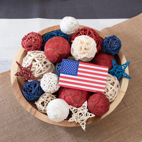 ANDALUCA decorative balls mix adds color to bowls and centerpieces.