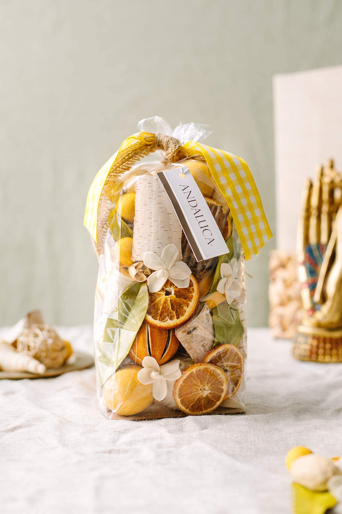 ANDALUCA fragrance vial included for easy refresh and lasting scent.