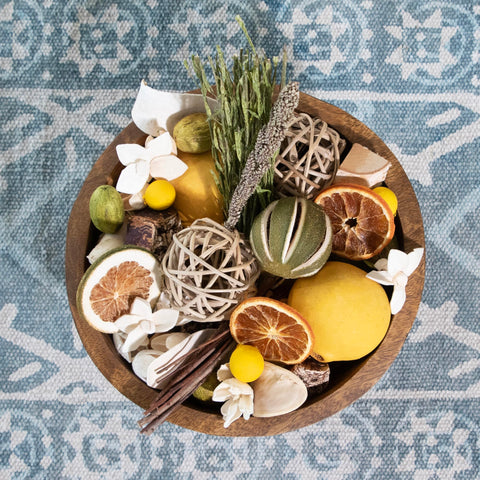 Andaluca handmade in the USA potpourri for artisanal decor.