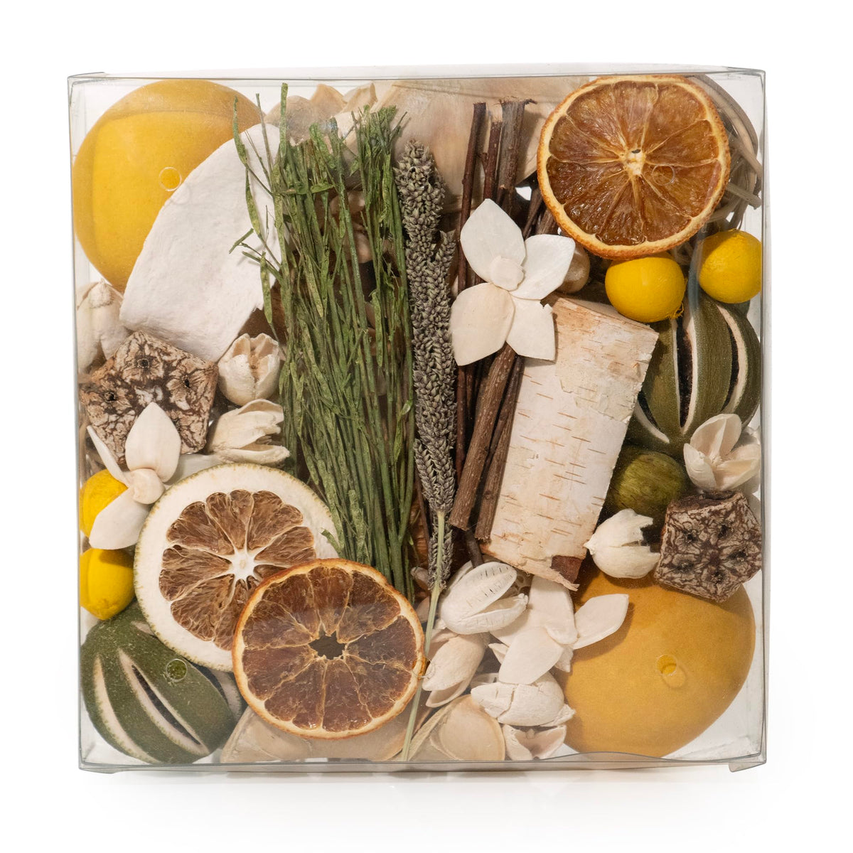 Andaluca Maison Box potpourri collection adds citrus verbena scent to any display.