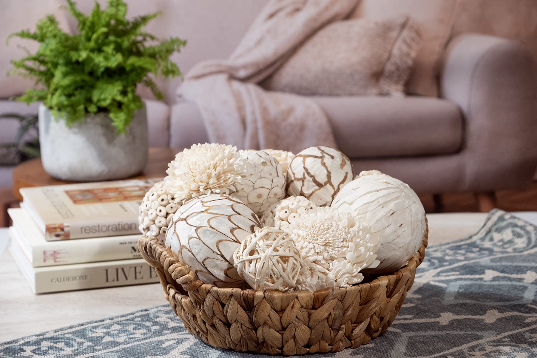ANDALUCA sola flower accents add delicate detail to decor arrangements.