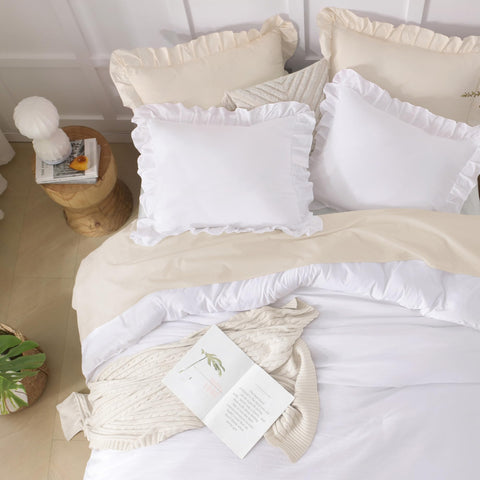 Andency 3-piece queen bedding set offers cohesive, stylish bedroom upgrade.