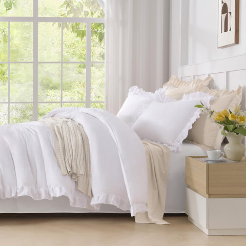 Andency all-season comforter fabrics stay cozy year-round.