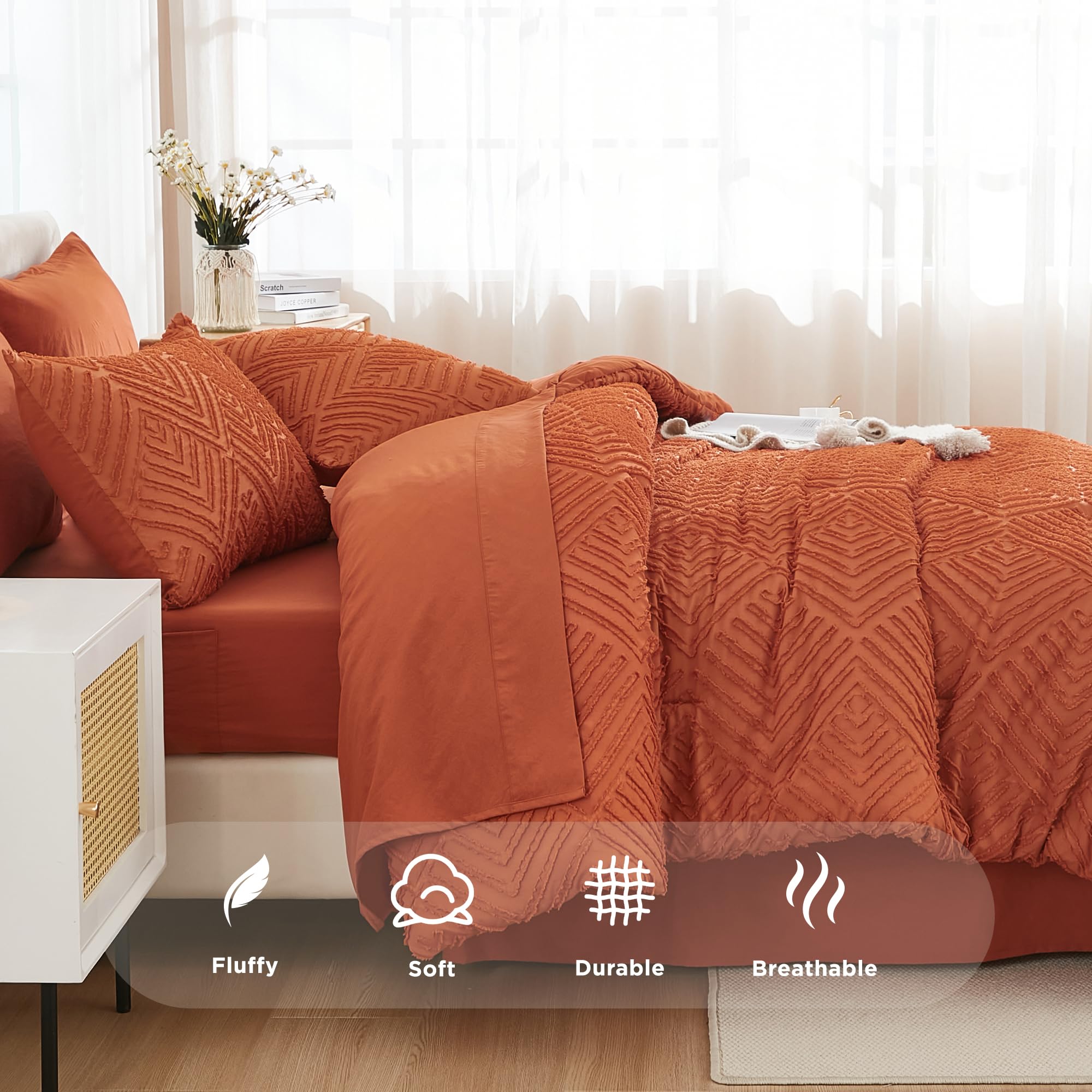 Andency care tips: machine washables preserve softness and color.