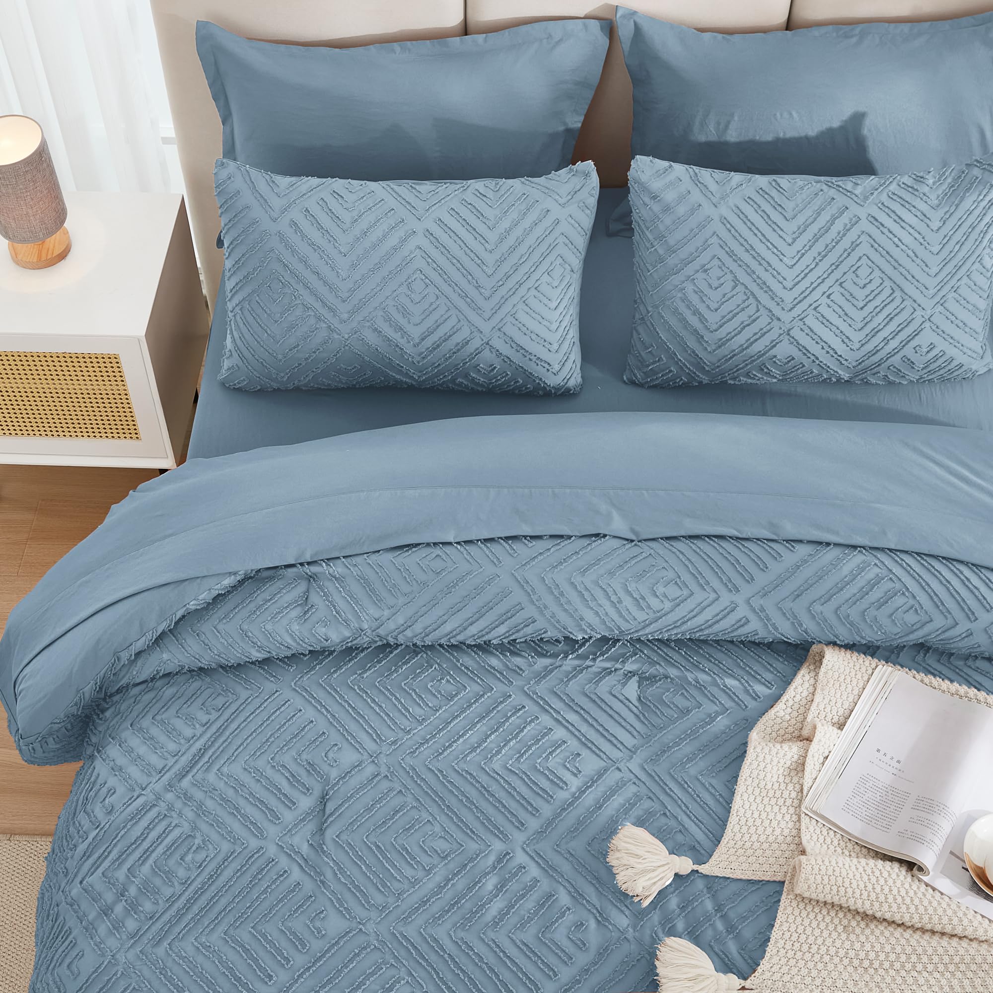 Andency brushed-microfiber softness close-up highlights cozy comfort.