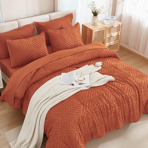 Andency California King bed-in-a-bag laid out for a coordinated bedroom refresh.