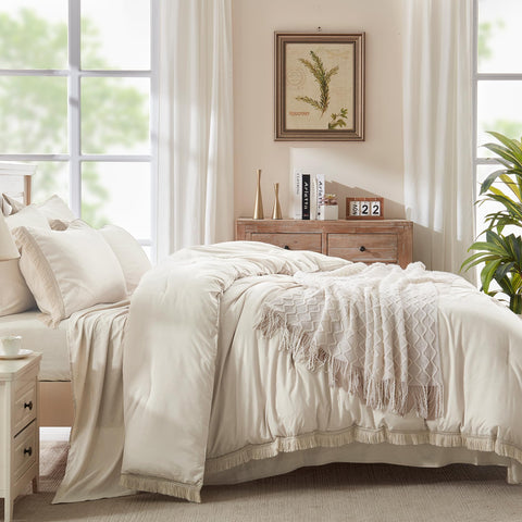 Andency king fitted sheet depth-fit ensures secure mattress grip and snug comfort