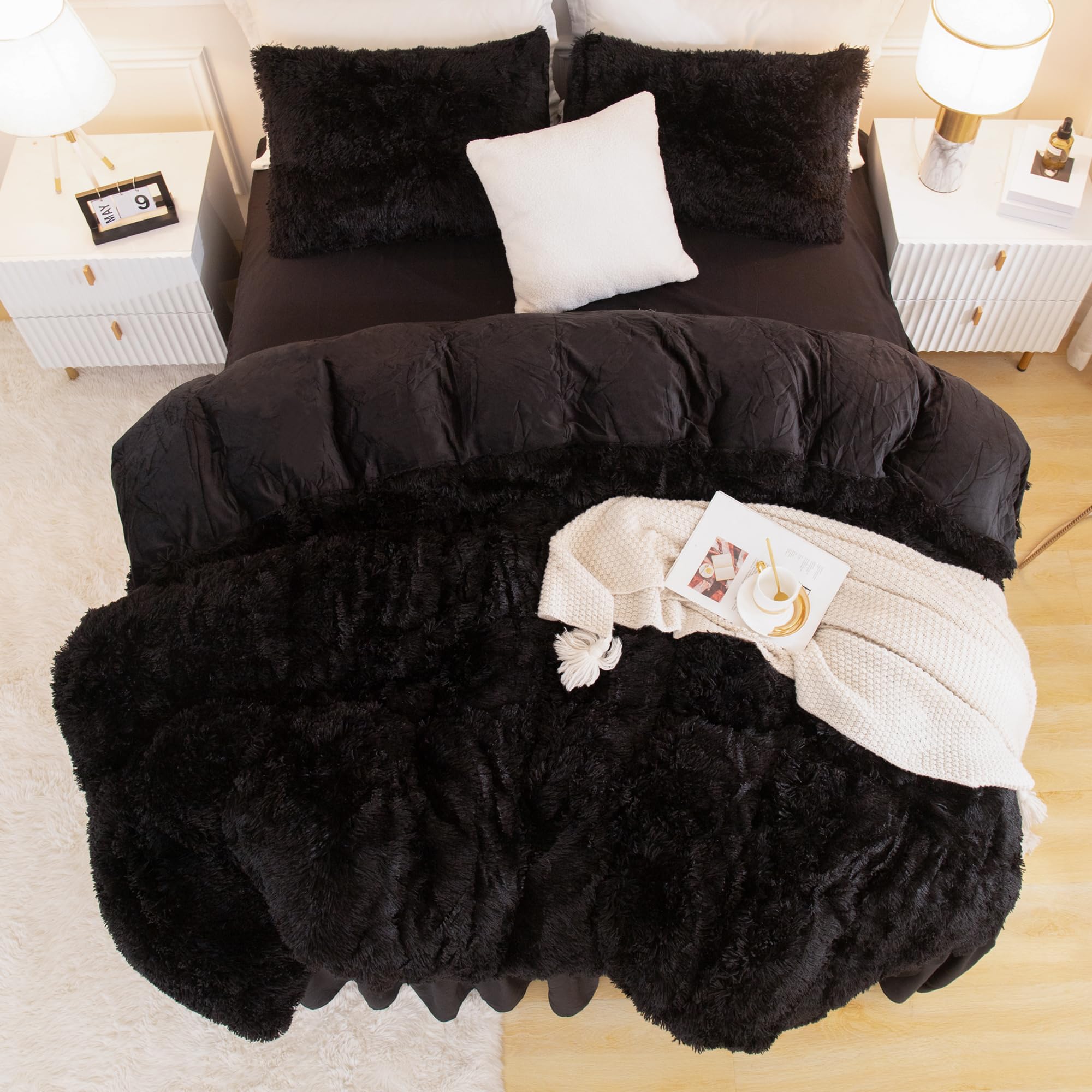 Andency king-size comforter black packaging presents a gift-ready bedroom upgrade