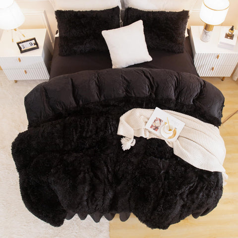 Andency king-size comforter black packaging presents a gift-ready bedroom upgrade