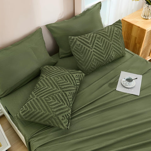Andency king-size flat sheet 108x102 inches provides full coverage
