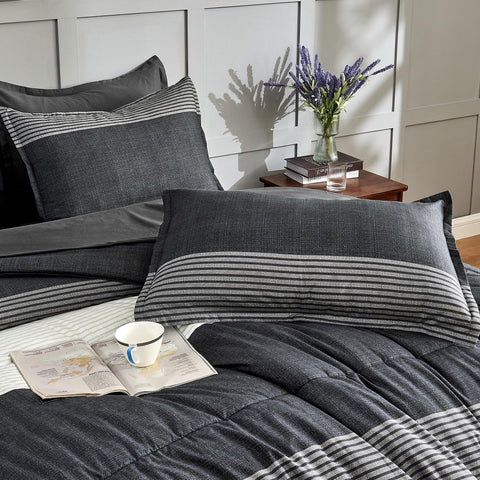 Andency king-size flat sheet showing generous size for deep mattresses