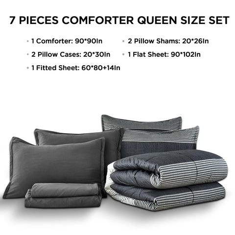 Andency Queen Comforter Set packaging ready for gifting or storage