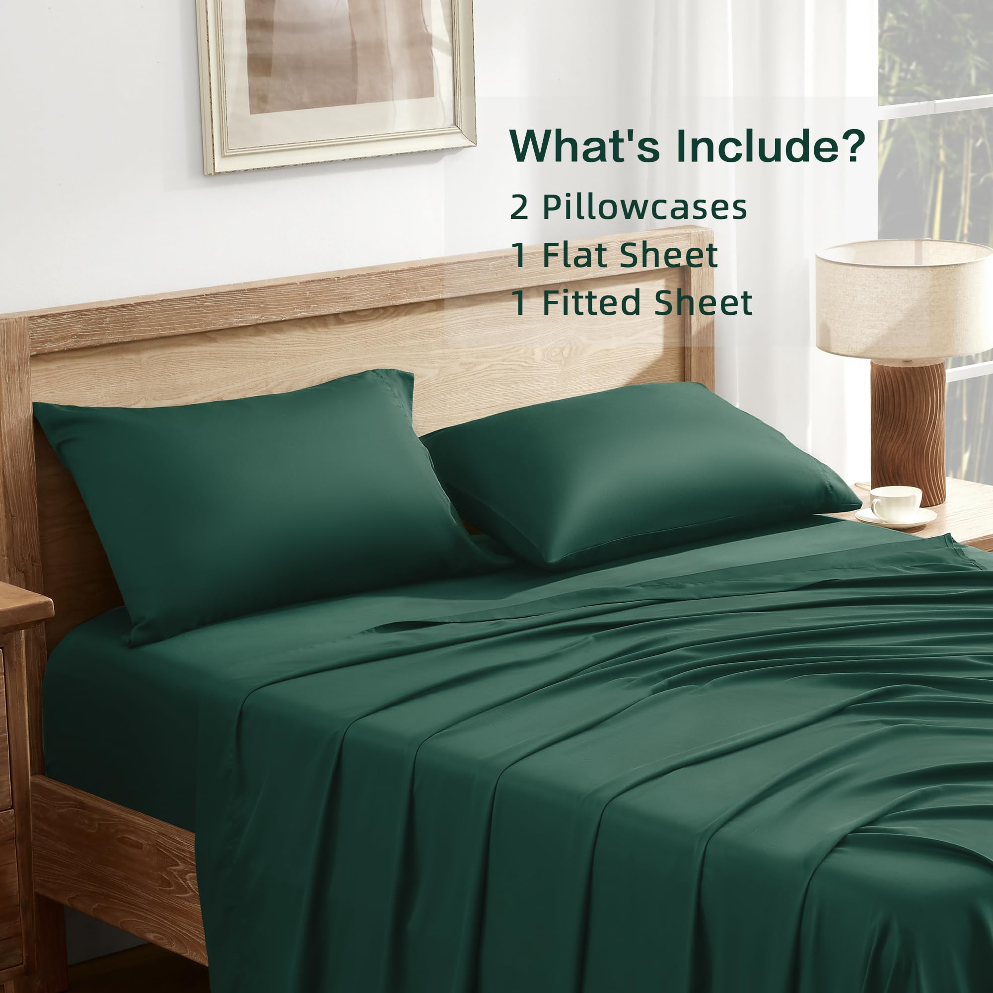 Andency Queen Sheets provide a refined, hotel-inspired bedding look.