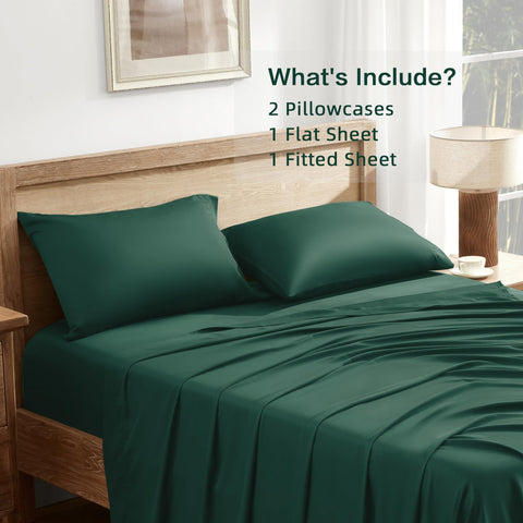 Andency Queen Sheets provide a refined, hotel-inspired bedding look.