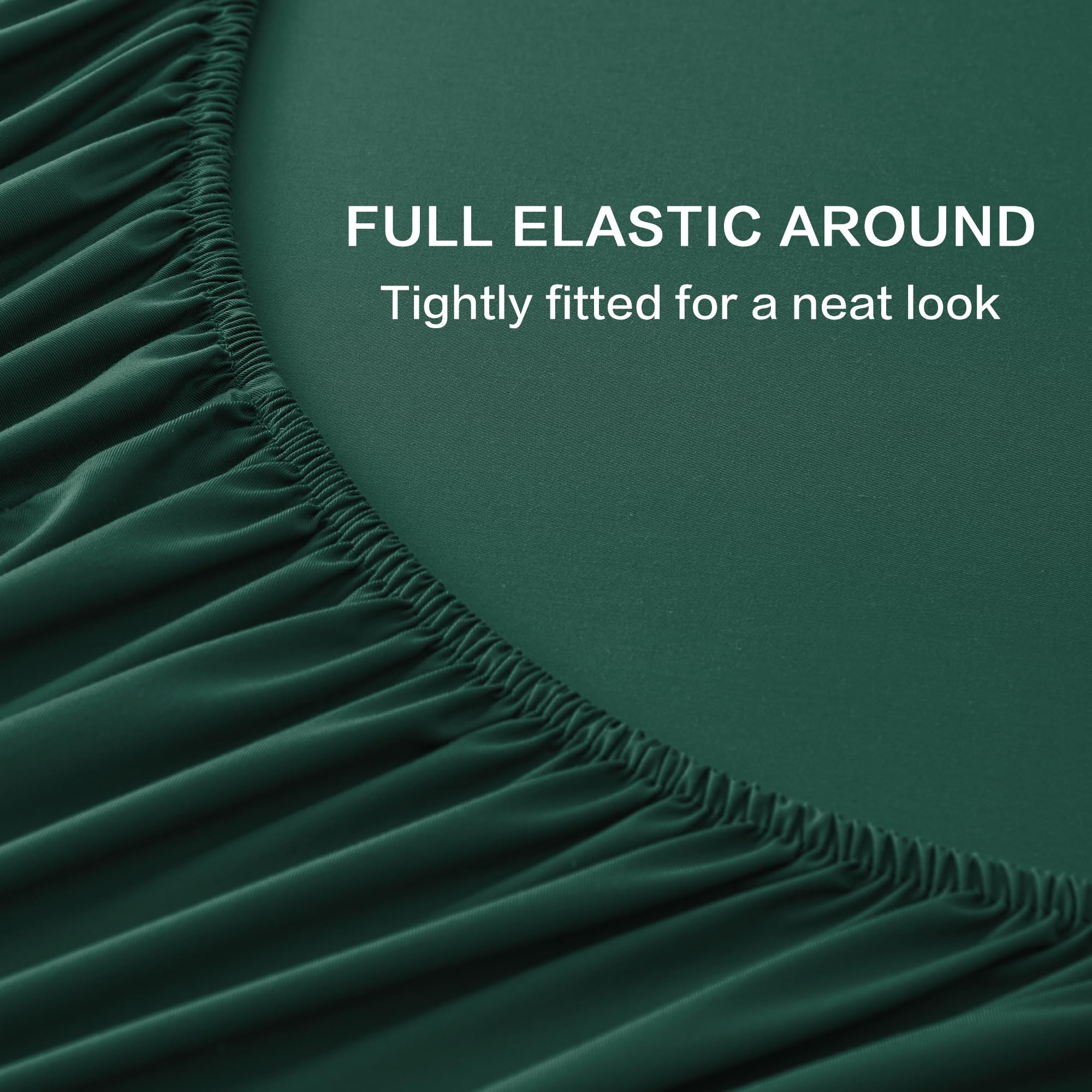 Andency bamboo viscose sheets are easy to wash and quick to dry for convenience.