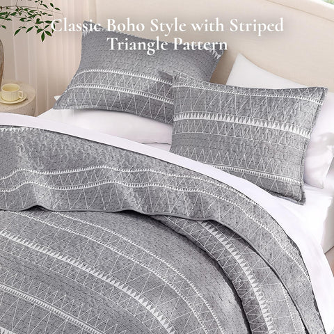 Andency lightweight polyester fabric keeps you cool in warm rooms.