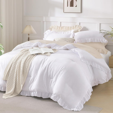 Andency vacuum-packaged bedding keeps fibers compact before setup.