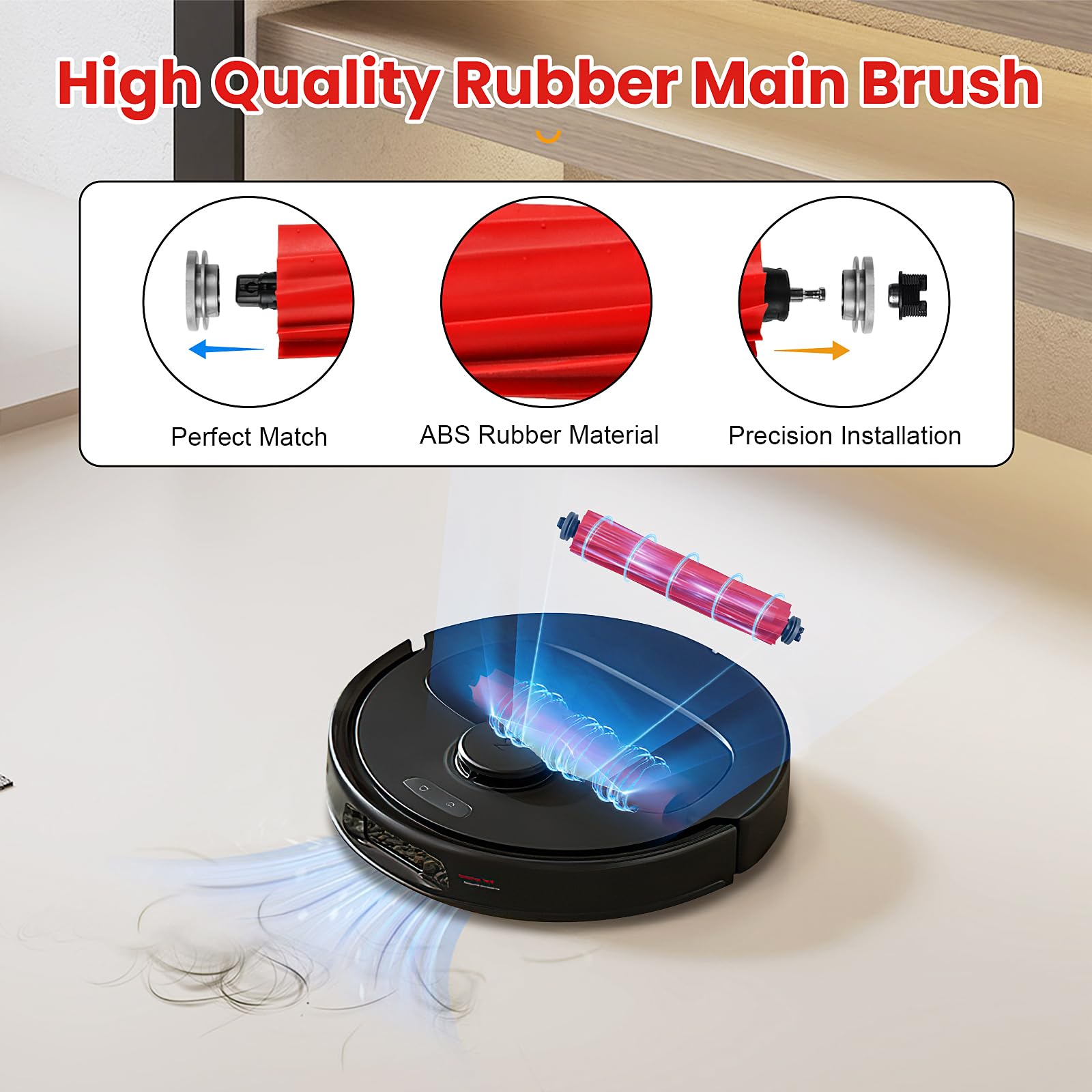 AnDongo Roborock Qrevo dust bags trap dust and debris for leak-free use