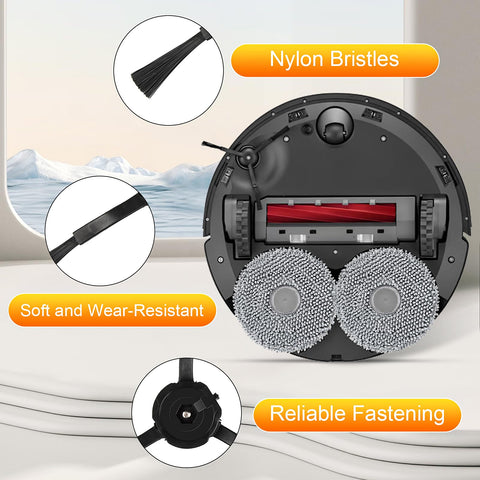 AnDongo Roborock Qrevo mop pads lift stubborn stains from hard floors