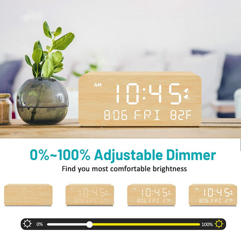 Andoolex dual alarm with snooze function suited for different wake times.