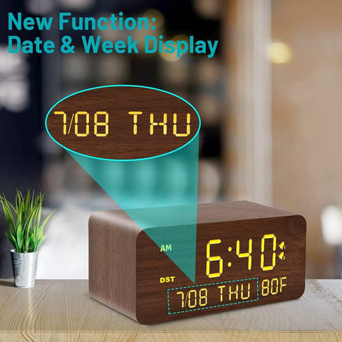 Andoolex stylish wood grain surface doubles as decor.