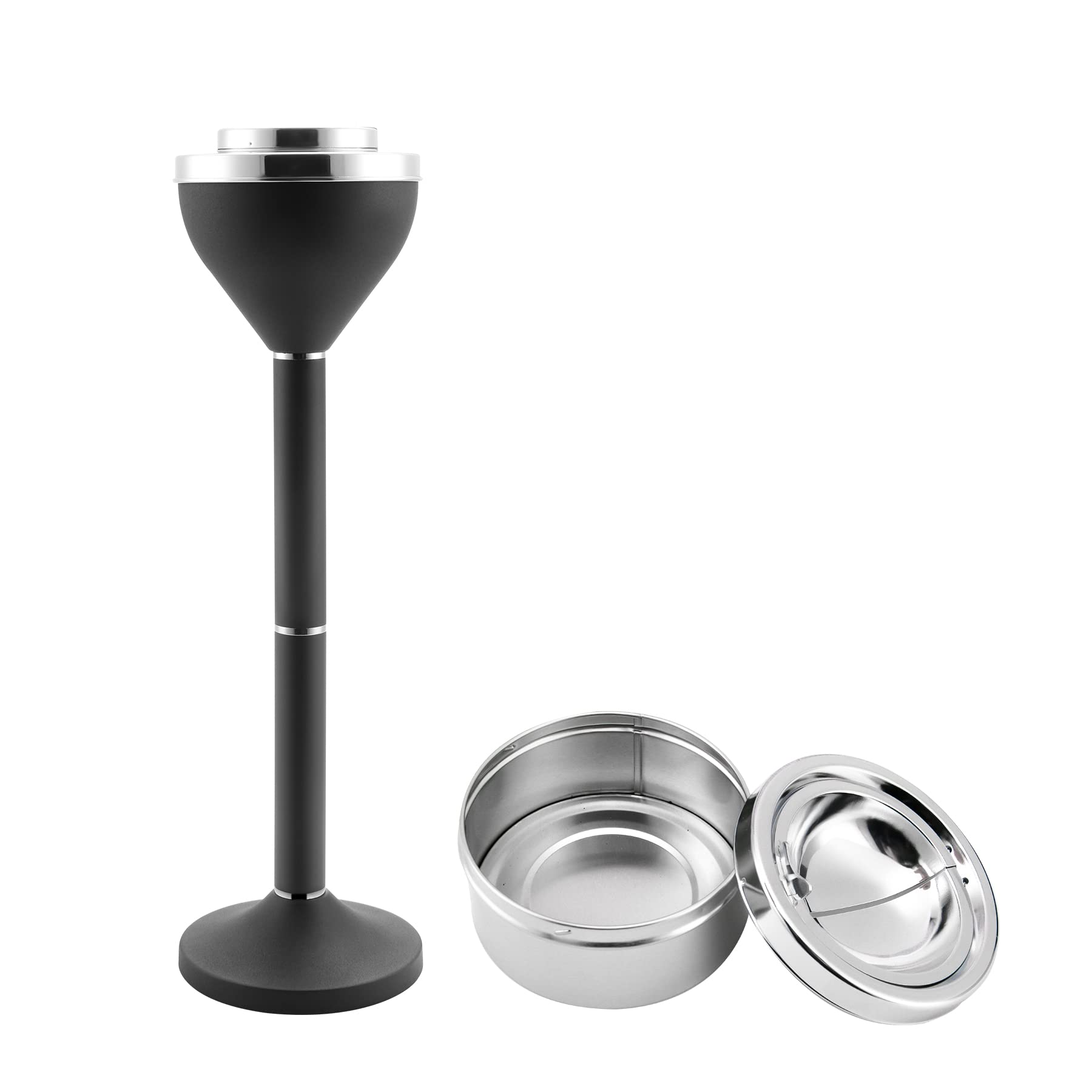 Anfrere standing outdoor ashtray base wind-stable keeps decks safe.