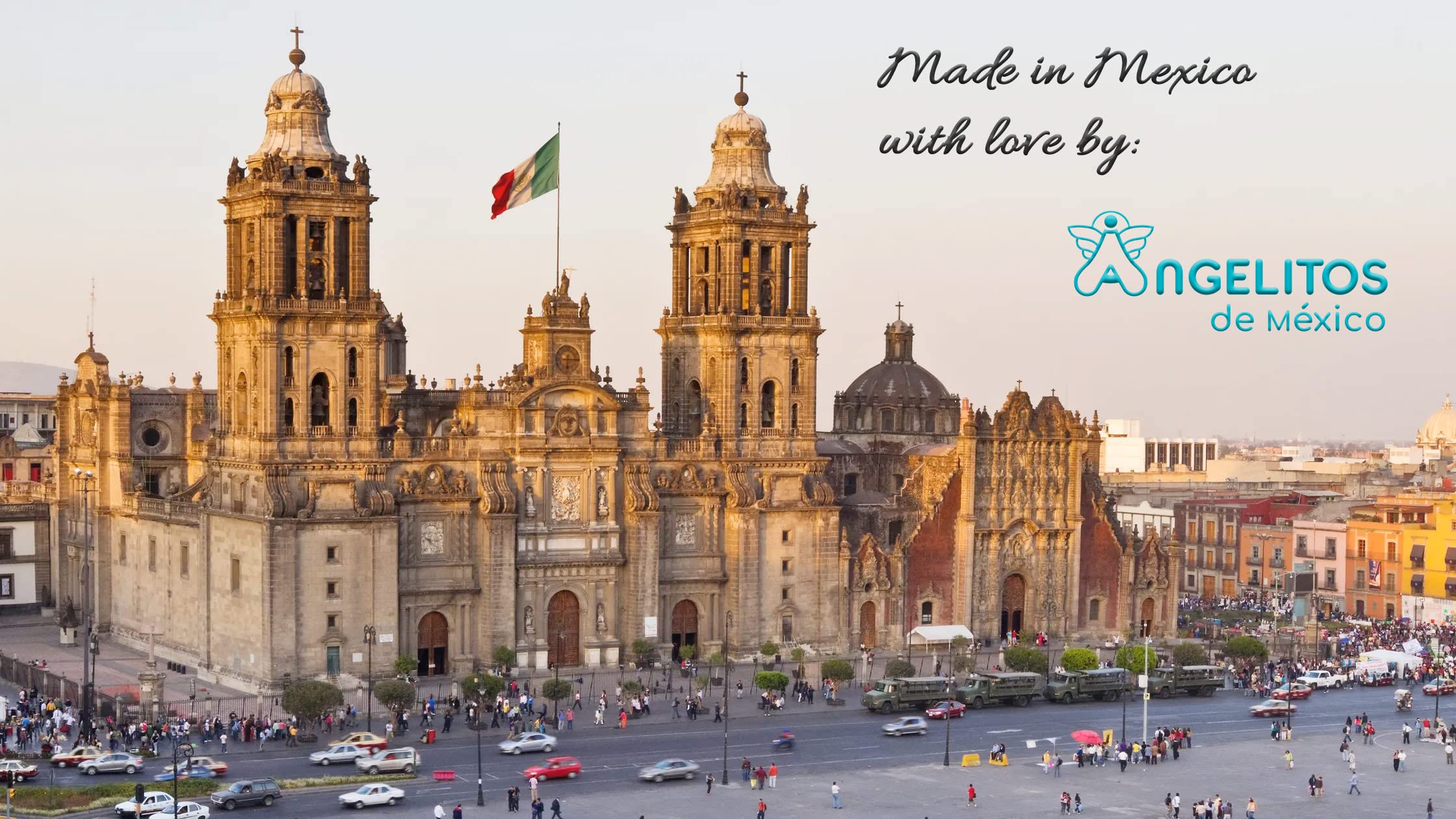 Candle packaging from Angelitos de Mexico displaying burn time for planning rituals