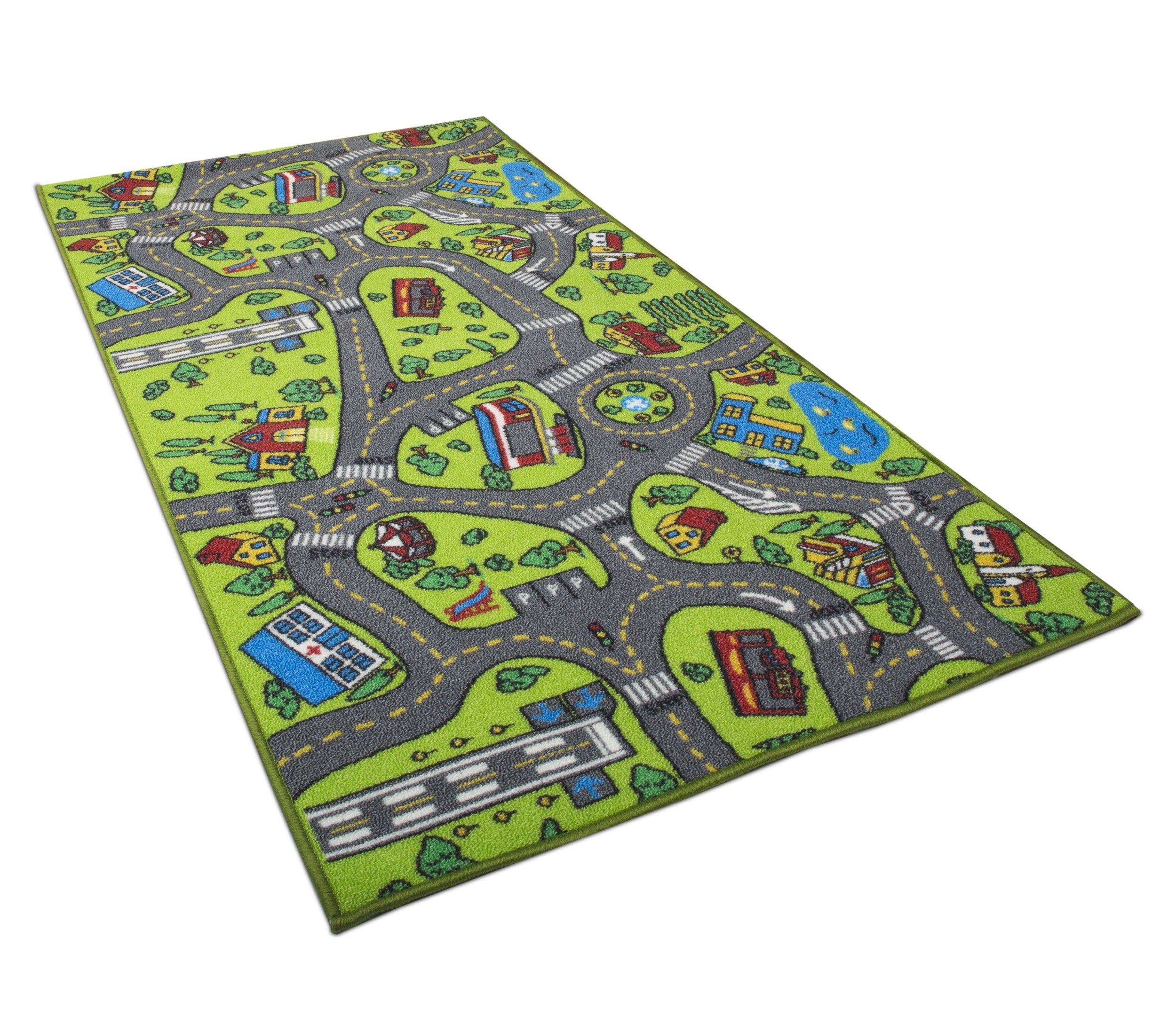 Angels City Life playmat airport scene supports travel-themed pretend play