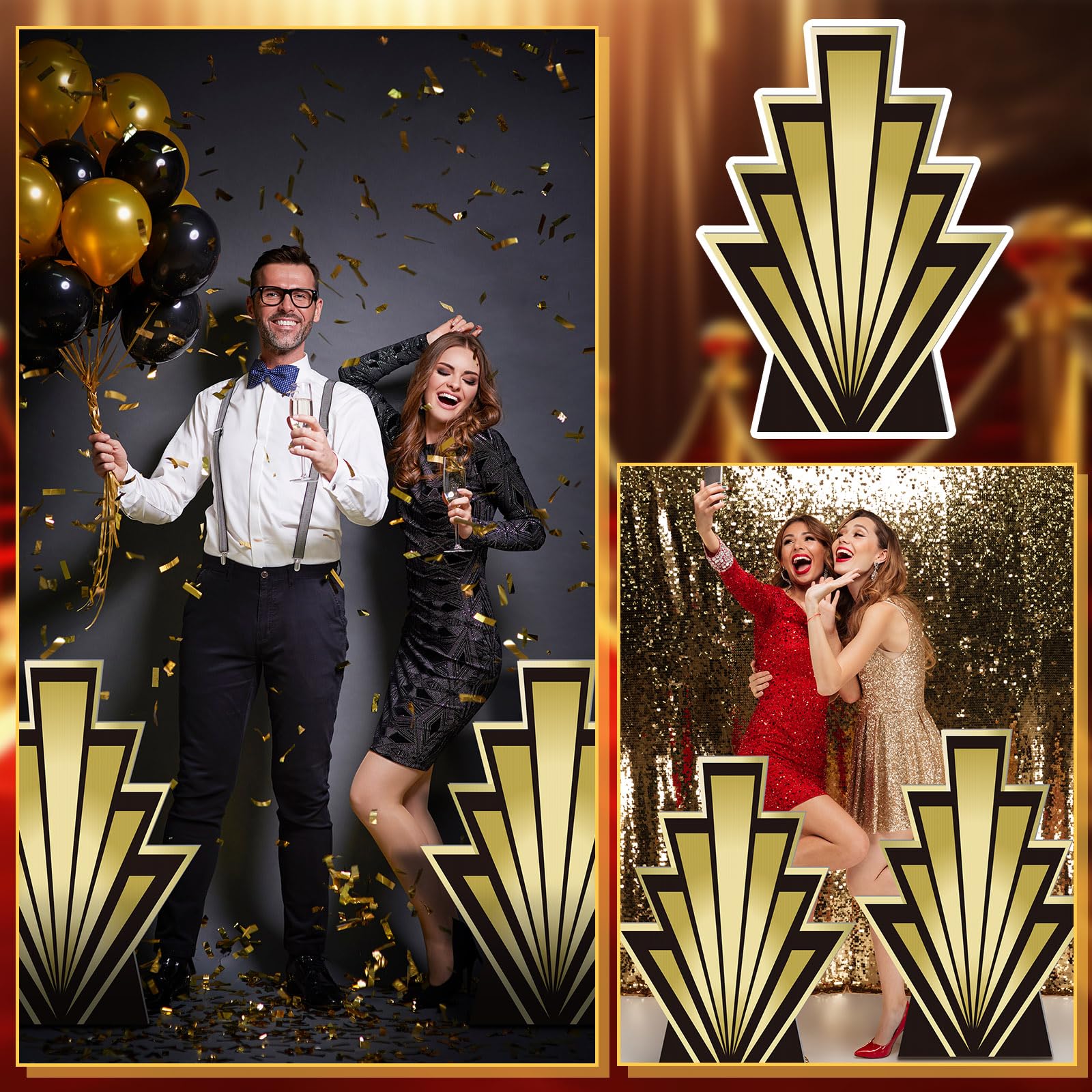 Anglechic PVC photo prop offers weather resistance for versatile events.