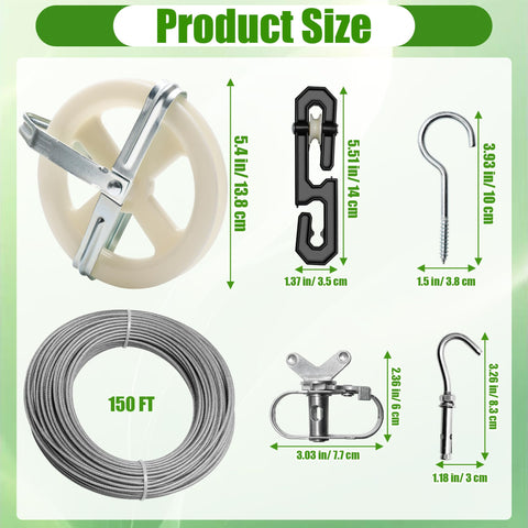 Anglekai pulleys with ball bearings deliver smooth movement and reduced line derailment.