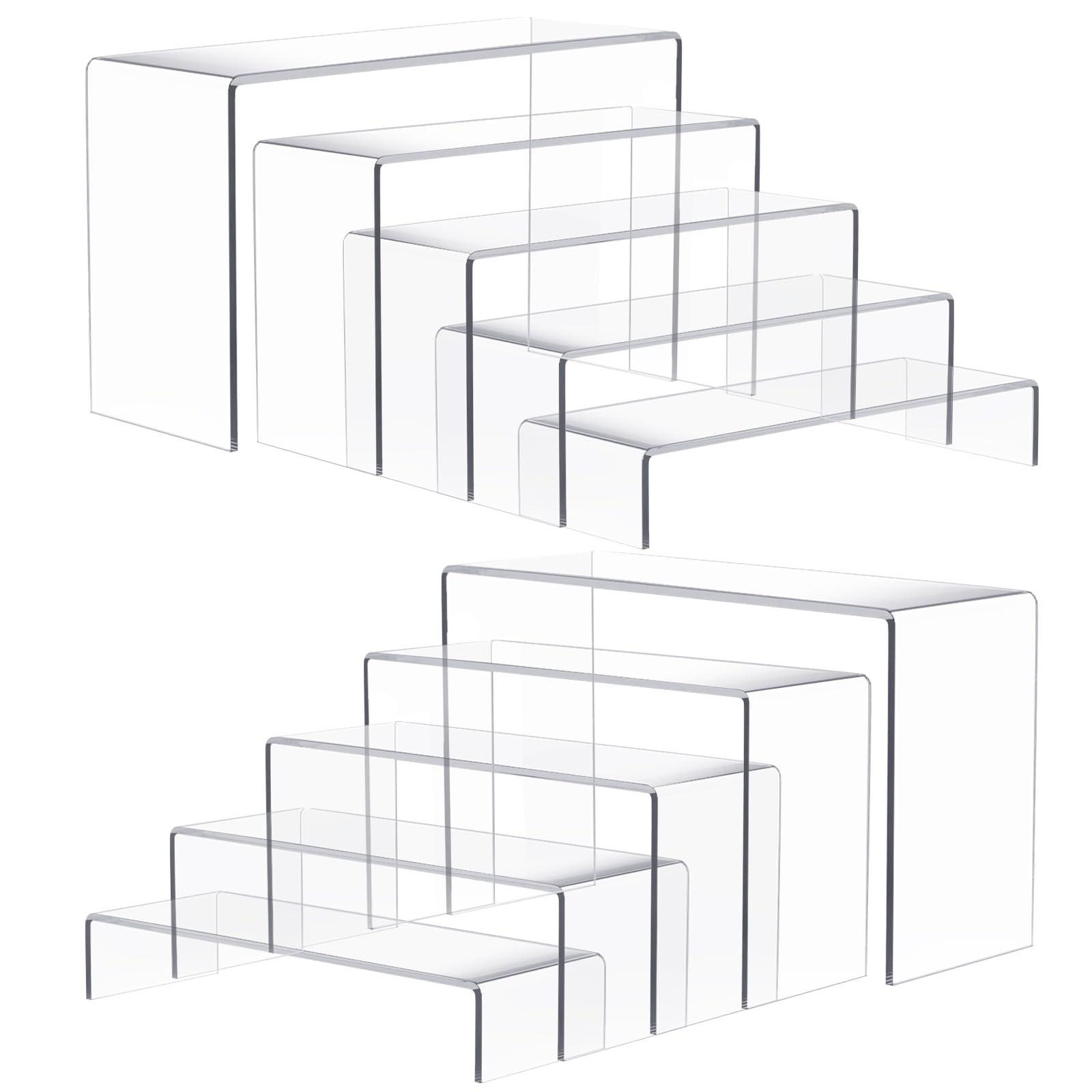 Anglelife 10-piece risers set for versatile desktop display