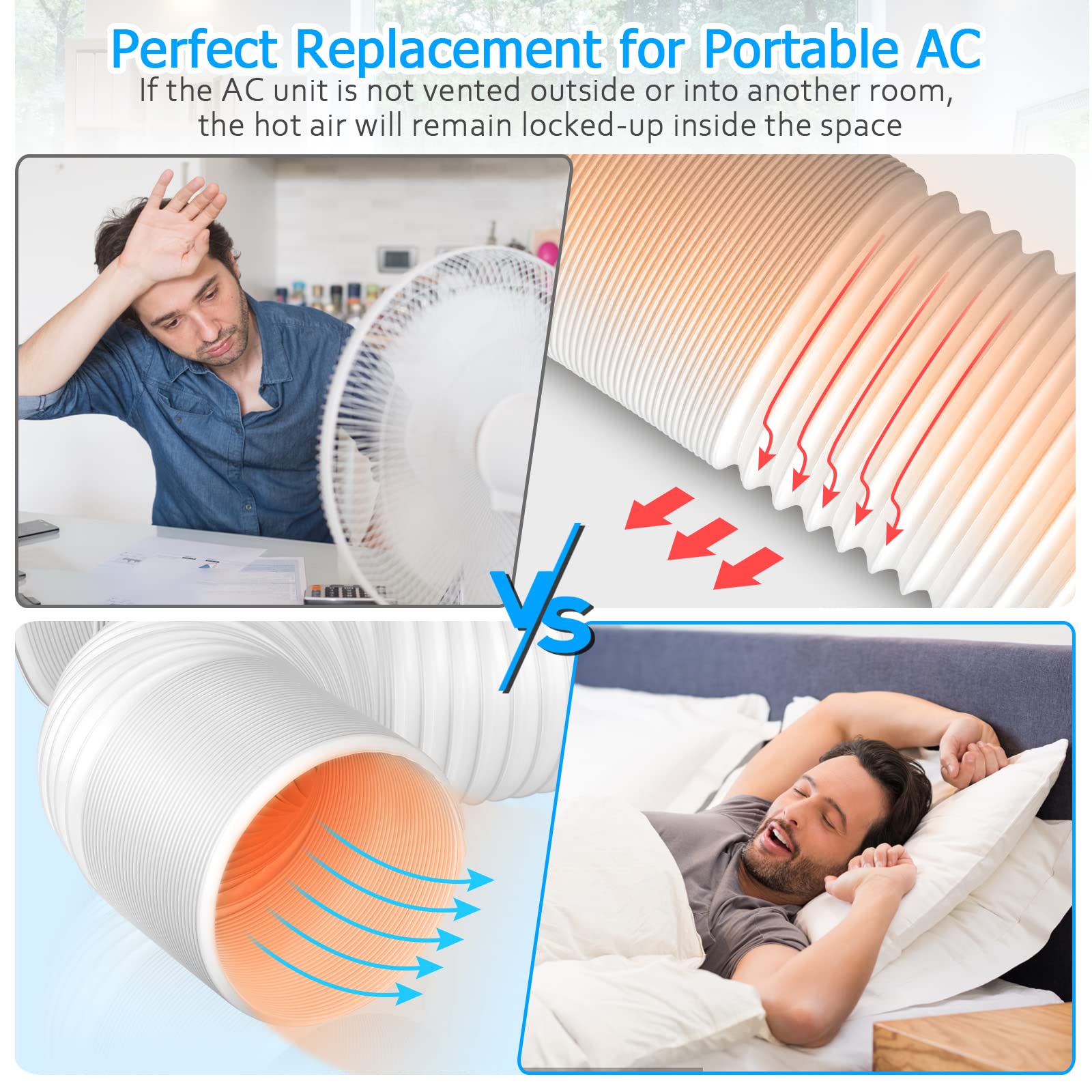 Angooni hose extended to 80 inches for flexible room placement.