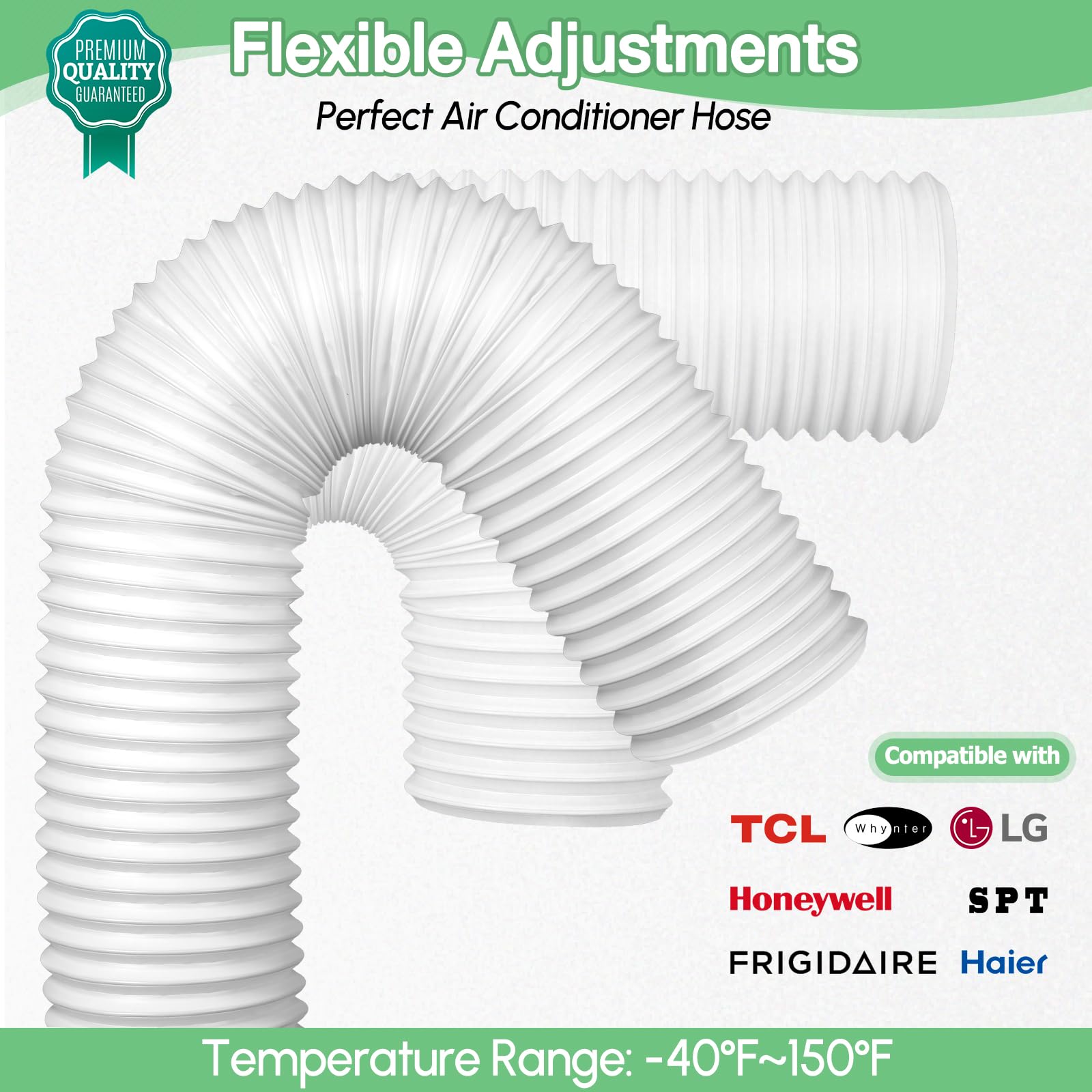 Easy installation of Angooni vent hose with twist-and-secure ends.