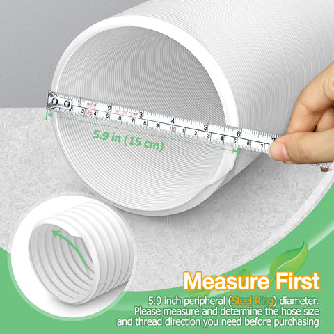Angooni hose compatible with Honeywell, Whynter, Frigidaire, LG and more.