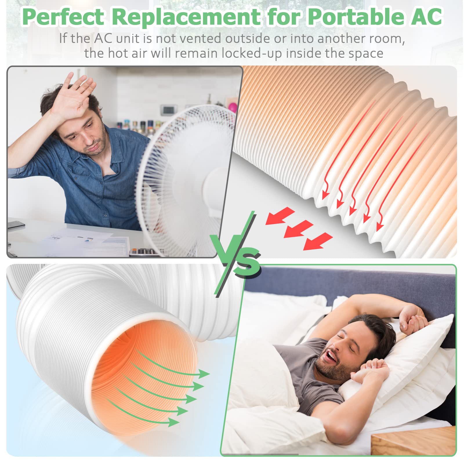 Universal counter-clockwise vent connector by Angooni for secure fit.