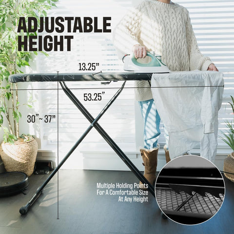 Angora Brands Iron Board standard height reduces back strain