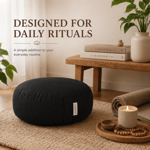 Angora Brands meditation pillow makes a thoughtful gift for mindful friends.