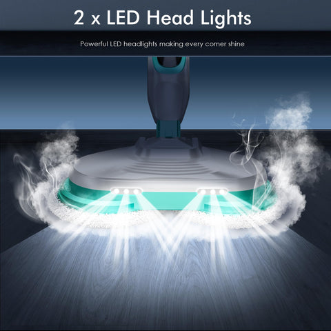 Angtra mop's 90-degree swivel head reaches tight spaces