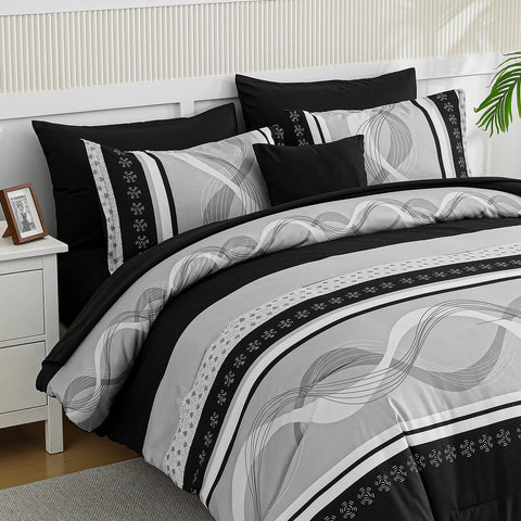 Anibedding decor pillowcase completes the look with matching style.