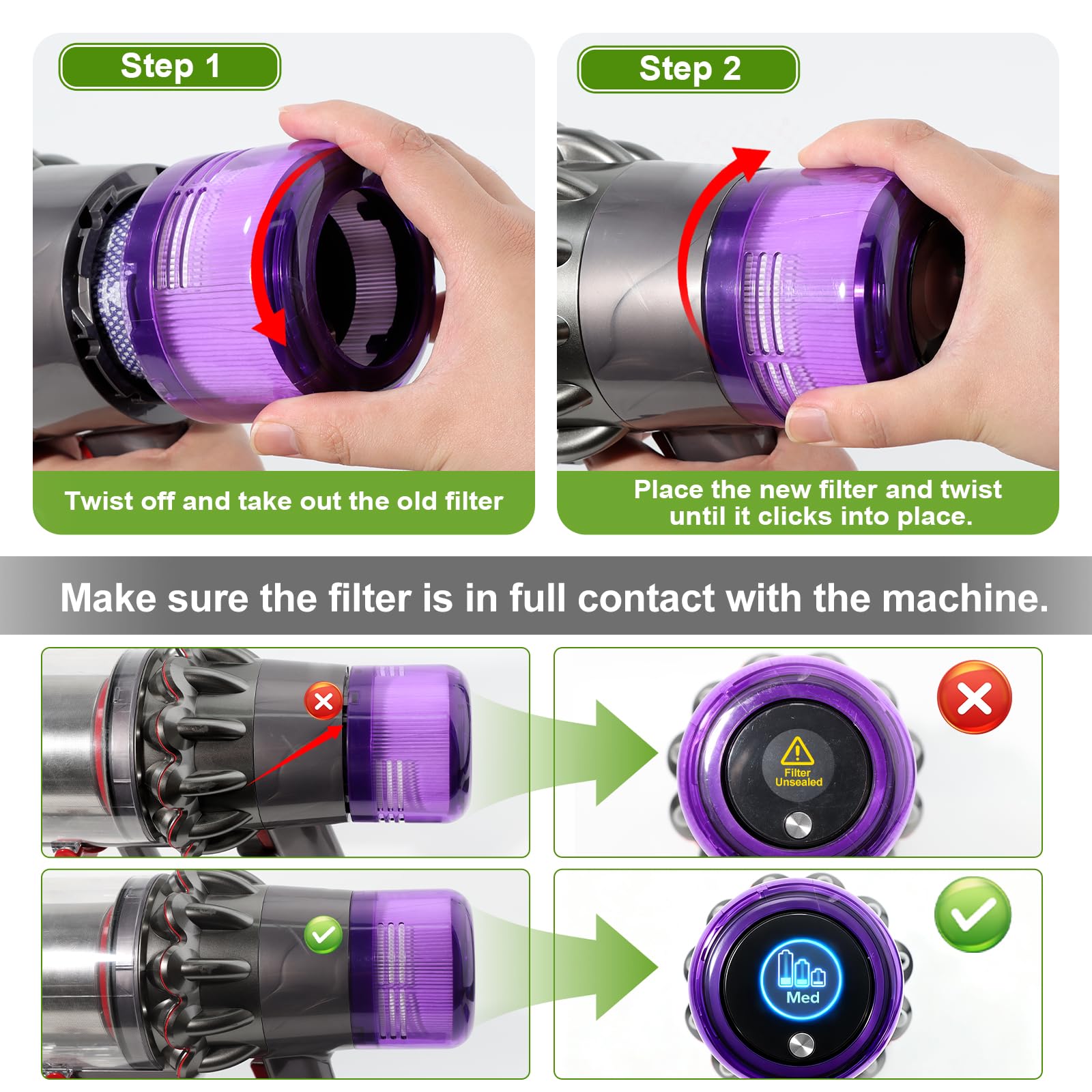Anicell 3-pack filters for Dyson offer value and convenience for maintenance