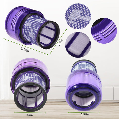 Anicell cleaning brush for Dyson filter surface to remove dirt and debris