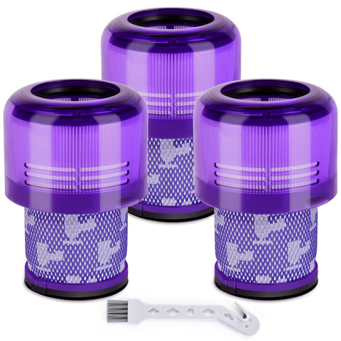 Anicell Dyson V15 Detect filter close-up showing durable construction and filtration fit